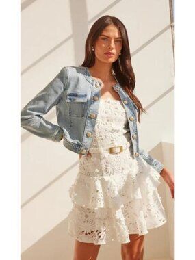 Generation Love Lisette 3D Lace Dress Size M